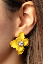 Load image into Gallery viewer, Jovial Jasmine - Yellow - Paparazzi Accessories - VJ Bedazzled Jewelry
