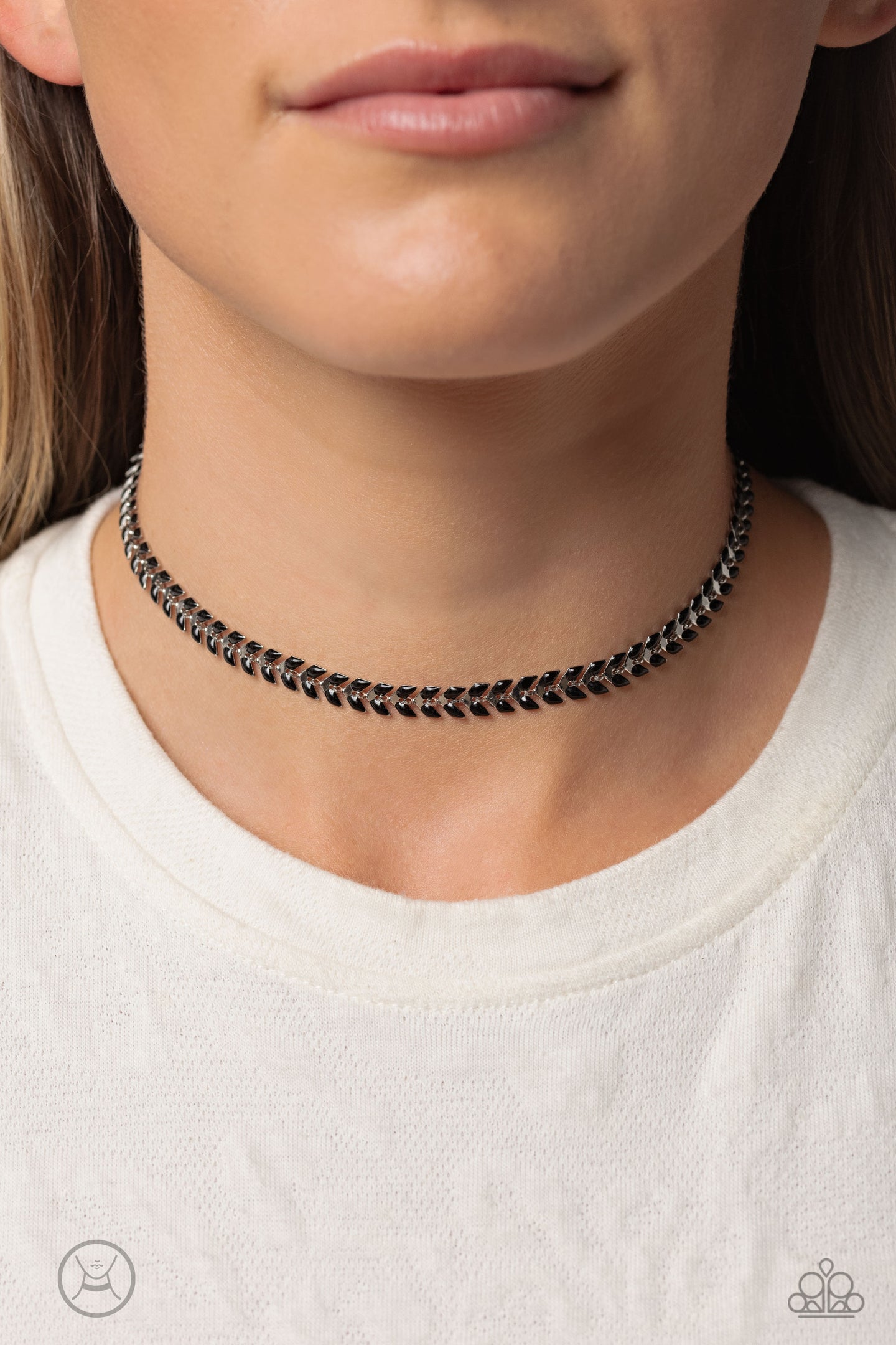 Grecian Grace - Black - Paparazzi Accessories - VJ Bedazzled Jewelry