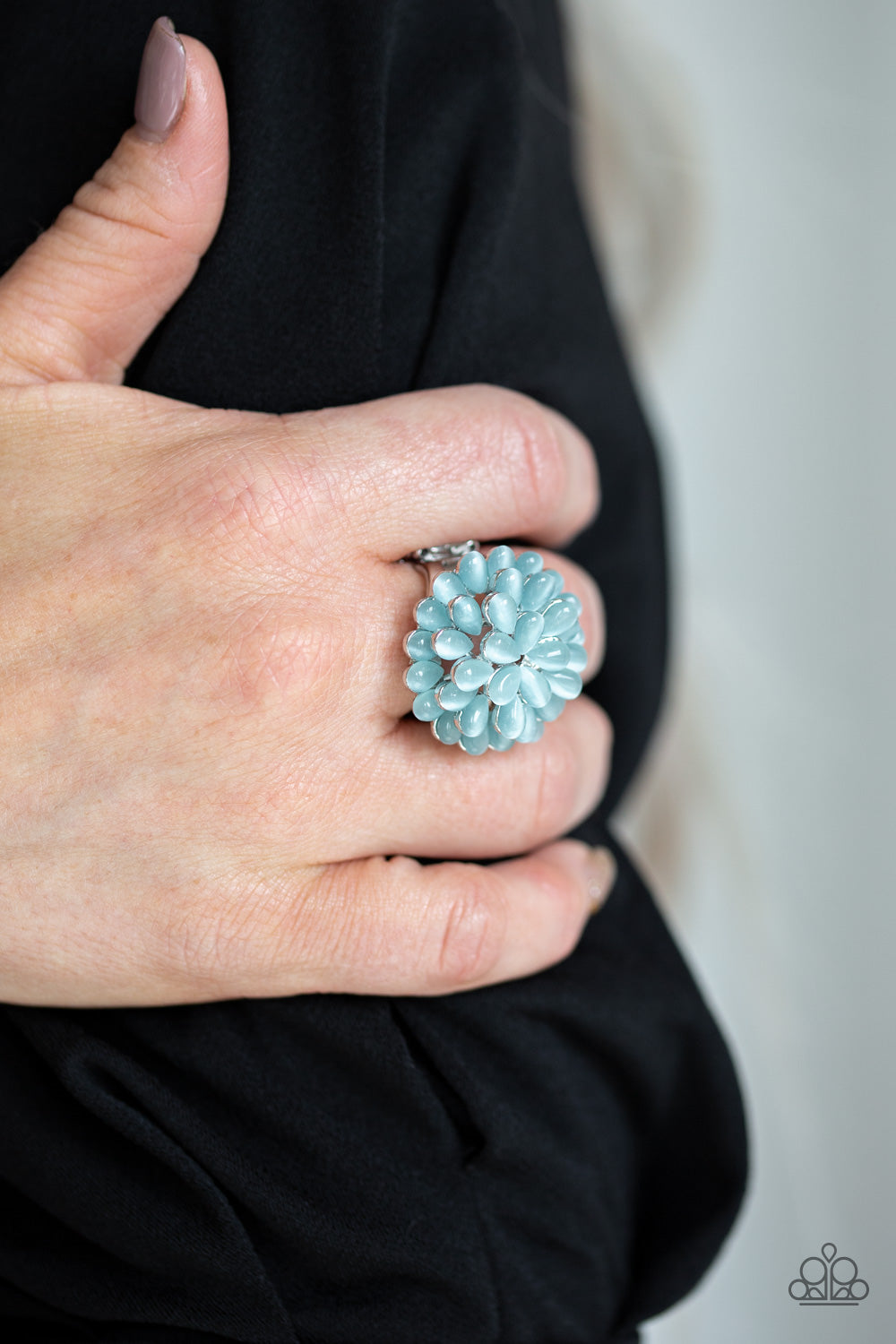 Blooming Bloomer Blue - VJ Bedazzled Jewelry