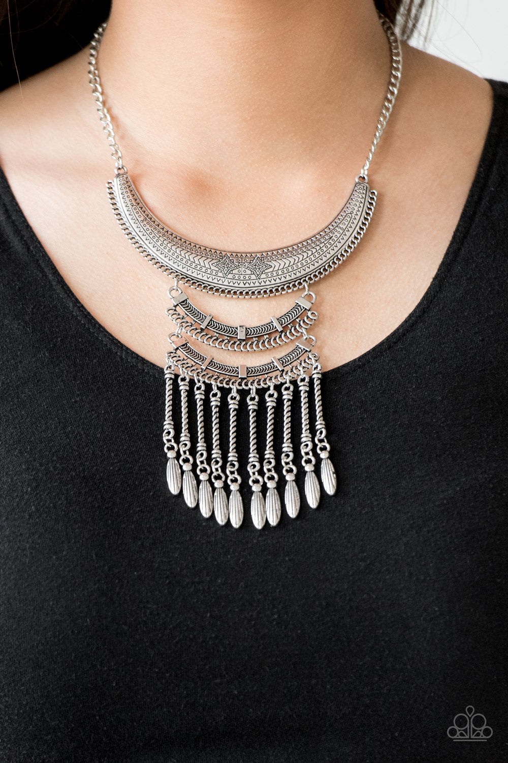 Eastern Empress - Silver - VJ Bedazzled Jewelry