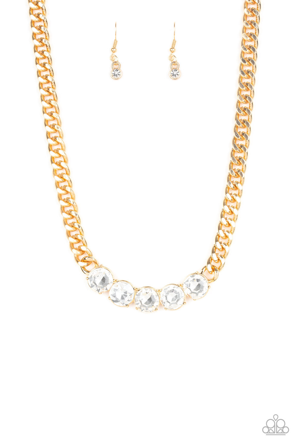 Rhinestone Renegade - Gold - VJ Bedazzled Jewelry