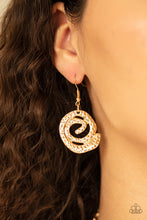 Load image into Gallery viewer, Statement swirl gold - VJ Bedazzled Jewelry
