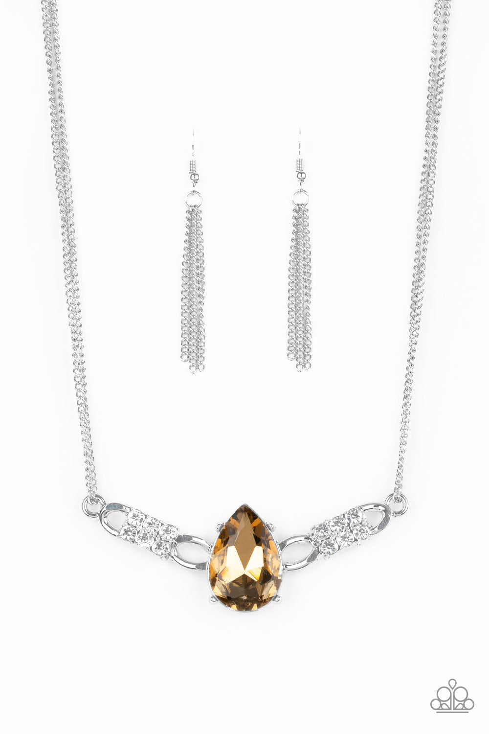 Way To Make An Entrance - Brown - VJ Bedazzled Jewelry