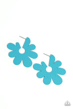 Load image into Gallery viewer, Flower Power Fantasy - Blue Paparazzi Accessories - VJ Bedazzled Jewelry

