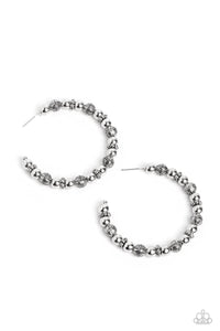 Rebuilt Ruins - Silver - Paparazzi Accessories - VJ Bedazzled Jewelry