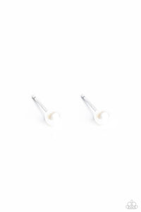 Dainty Details - White Paparazzi Accessories - VJ Bedazzled Jewelry