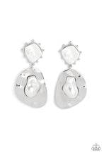 Load image into Gallery viewer, Rippling Rhapsody - White - Paparazzi Accessories - VJ Bedazzled Jewelry
