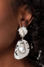 Load image into Gallery viewer, Rippling Rhapsody - White - Paparazzi Accessories - VJ Bedazzled Jewelry
