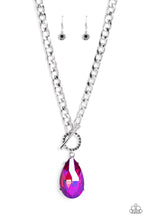 Load image into Gallery viewer, Edgy Exaggeration - Pink- Paparazzi Accessories - VJ Bedazzled Jewelry
