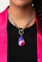 Load image into Gallery viewer, Edgy Exaggeration - Pink- Paparazzi Accessories - VJ Bedazzled Jewelry
