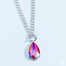 Load image into Gallery viewer, Edgy Exaggeration - Pink- Paparazzi Accessories - VJ Bedazzled Jewelry
