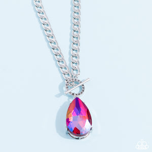 Edgy Exaggeration - Pink- Paparazzi Accessories - VJ Bedazzled Jewelry