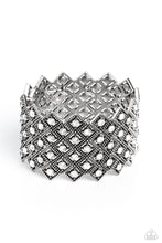 Load image into Gallery viewer, DECO in the Rough - White Paparazzi Accessories - VJ Bedazzled Jewelry
