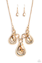 Load image into Gallery viewer, Built Beacon - Gold Paparazzi Accessories - VJ Bedazzled Jewelry
