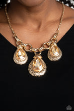 Load image into Gallery viewer, Built Beacon - Gold Paparazzi Accessories - VJ Bedazzled Jewelry
