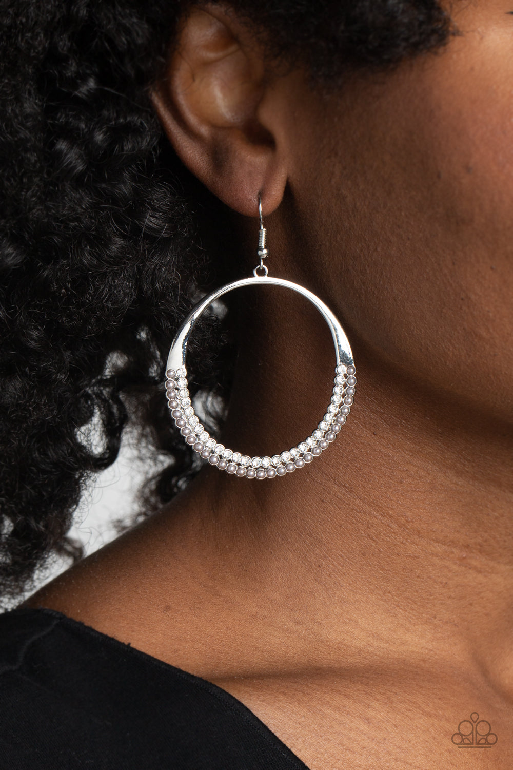 Material PEARL - Silver - Paparazzi Accessories - VJ Bedazzled Jewelry
