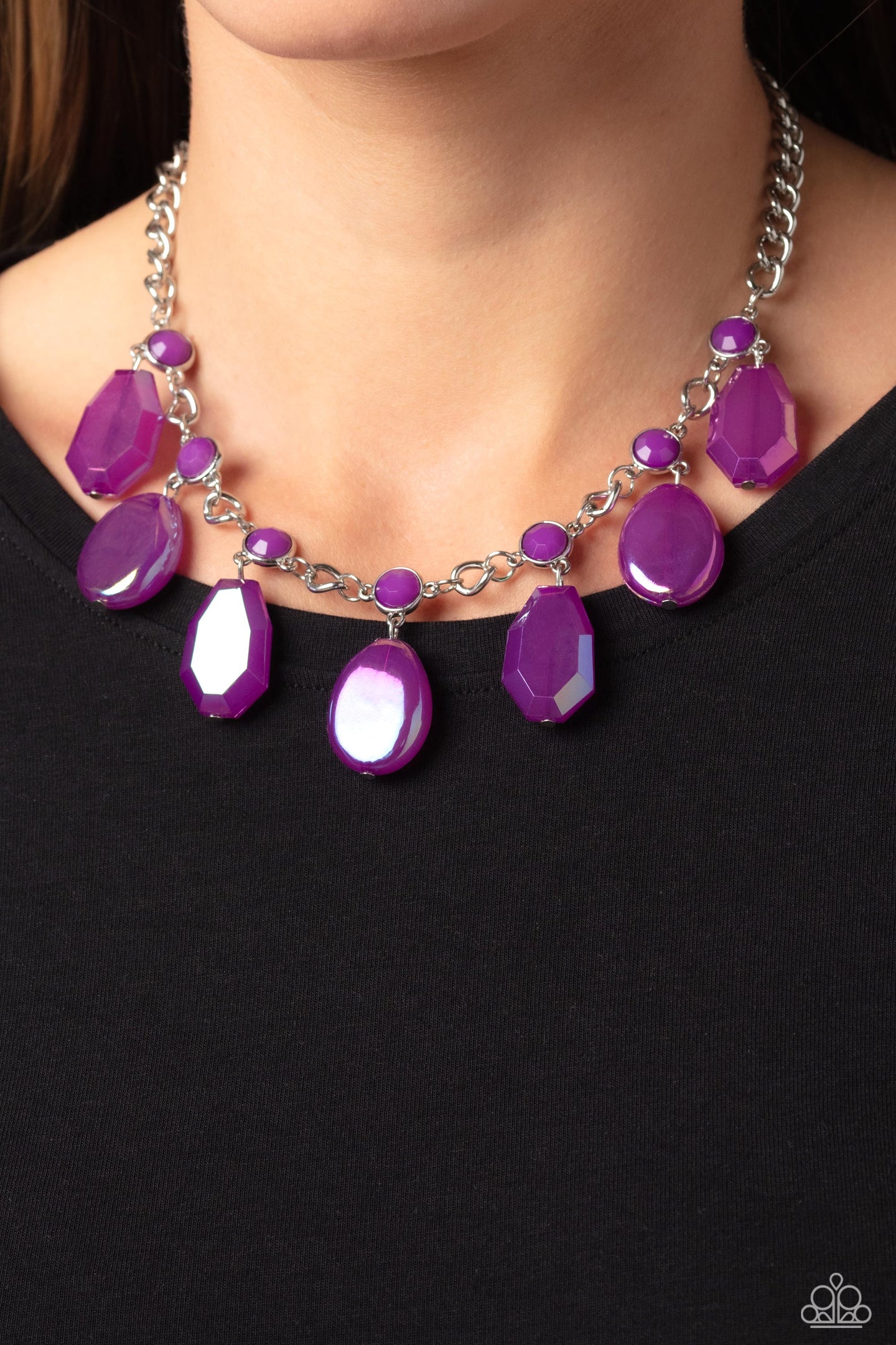 Maldives Mural - Purple Paparazzi Accessories - VJ Bedazzled Jewelry