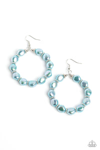 The PEARL Next Door - Blue  Paparazzi Accessories - VJ Bedazzled Jewelry