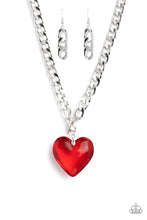 Load image into Gallery viewer, GLASSY-Hero - Red Paparazzi accessories - VJ Bedazzled Jewelry
