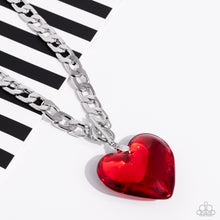 Load image into Gallery viewer, GLASSY-Hero - Red Paparazzi accessories - VJ Bedazzled Jewelry
