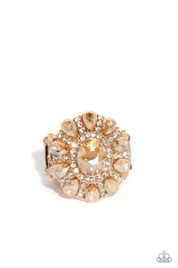 GLIMMER and Spice - Gold Paparazzi accessories - VJ Bedazzled Jewelry