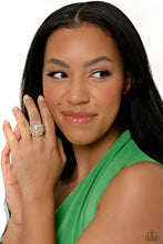 Load image into Gallery viewer, GLIMMER and Spice - Gold Paparazzi accessories - VJ Bedazzled Jewelry
