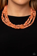 Load image into Gallery viewer, Layered Lass - Orange Paparazzi Accesories - VJ Bedazzled Jewelry
