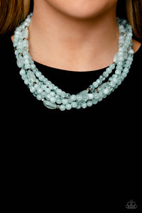 Layered Lass - Blue Paparazzi Accessories - VJ Bedazzled Jewelry