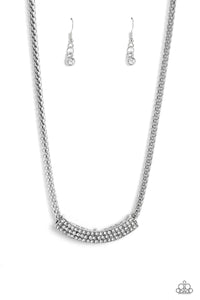 Swing Dance Dream - White Paparazzi Accessories - VJ Bedazzled Jewelry