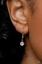Load image into Gallery viewer, Roadside Romance - Gold Paparazzi Accessories - VJ Bedazzled Jewelry
