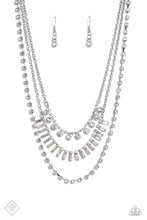 Load image into Gallery viewer, Dripping in Stardust - White - Paparazzi Accessories - VJ Bedazzled Jewelry
