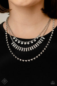 Dripping in Stardust - White - Paparazzi Accessories - VJ Bedazzled Jewelry