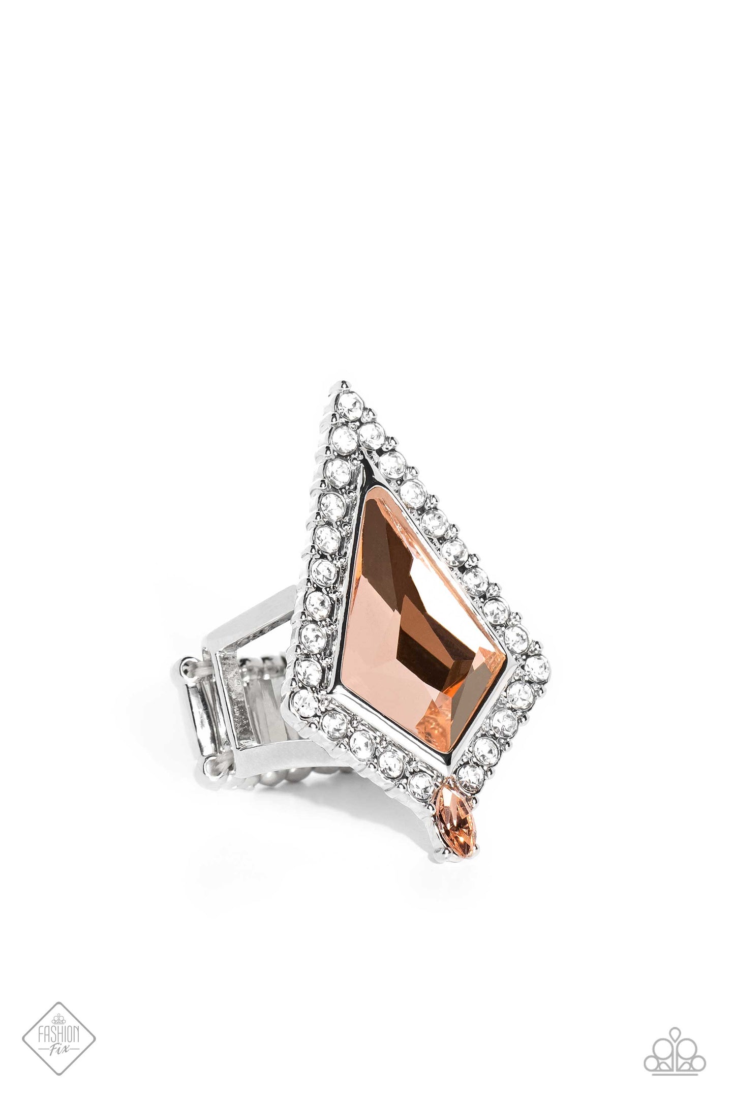 Stylish Studio - Orange - Paparazzi Accessories - VJ Bedazzled Jewelry