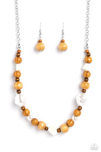 Load image into Gallery viewer, All In WOOD Time - Brown - Paparazzi Accessories - VJ Bedazzled Jewelry
