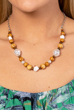 Load image into Gallery viewer, All In WOOD Time - Brown - Paparazzi Accessories - VJ Bedazzled Jewelry
