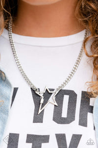 Playful Popstar - Silver Paparazzi Accesories - VJ Bedazzled Jewelry