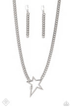 Load image into Gallery viewer, Playful Popstar - Silver Paparazzi Accesories - VJ Bedazzled Jewelry

