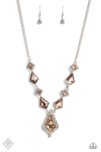 Sharp Showroom - Orange - Paparazzi Accessories - VJ Bedazzled Jewelry