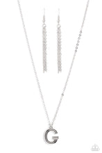 Load image into Gallery viewer, Leave Your Initials - Silver - G Paparazzi Accessories - VJ Bedazzled Jewelry
