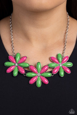 Bodacious Bouquet - Green Paparazzi Accessories - VJ Bedazzled Jewelry