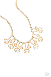 Abstract Adornment - Gold Paparazzi Accesories