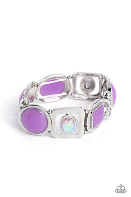 Majestic Mashup - Purple Paparazzi Accessories - VJ Bedazzled Jewelry