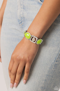 Majestic Mashup - Green Paparazzi Accessories - VJ Bedazzled Jewelry