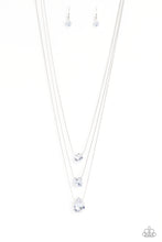 Load image into Gallery viewer, Lustrous Layers - White Paparazzi Accessories - VJ Bedazzled Jewelry
