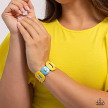 Load image into Gallery viewer, Painted Pairing - Yellow Paparazzi Accessories
