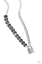 Load image into Gallery viewer, LOCK and Roll - Silver Paparazzi Accessories - VJ Bedazzled Jewelry
