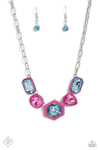 Evolving Elegance - Pink - Paparazzi Accessories - VJ Bedazzled Jewelry