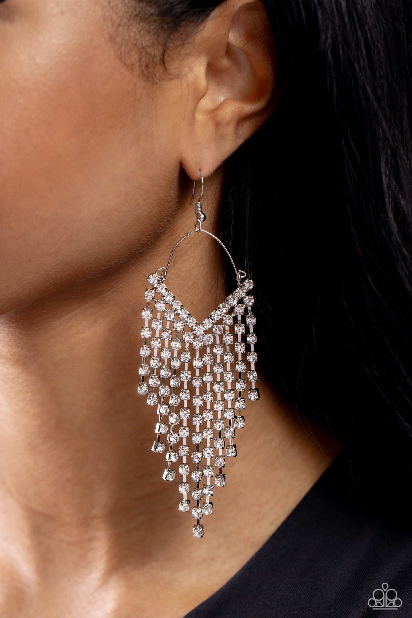V Fallin - White Paparazzi Accessories