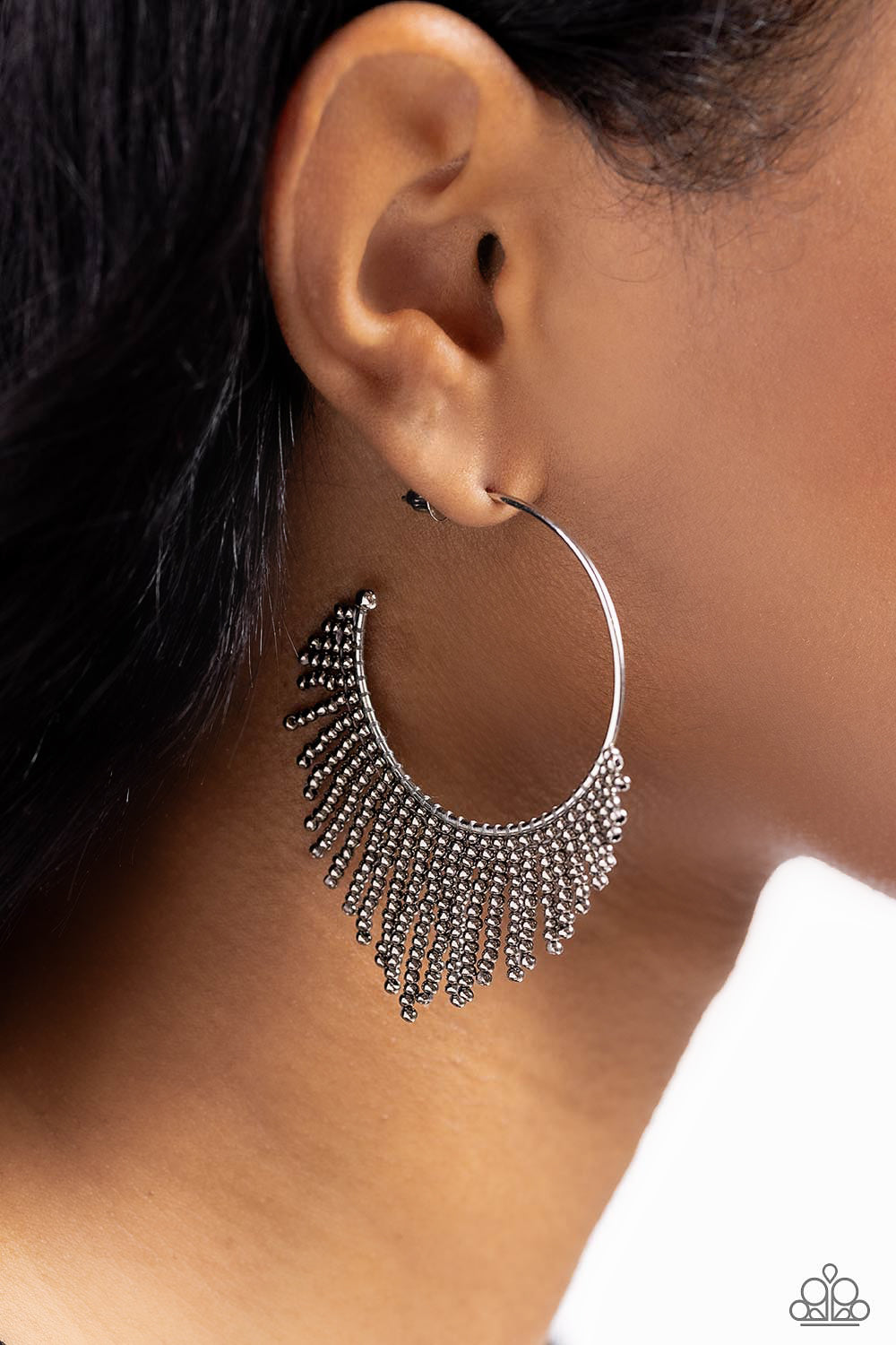 Tailored Tassel - Silver Paparazzi Accessories