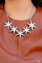 Load image into Gallery viewer, Rockstar Ready - White Paparazzi Accessories - VJ Bedazzled Jewelry

